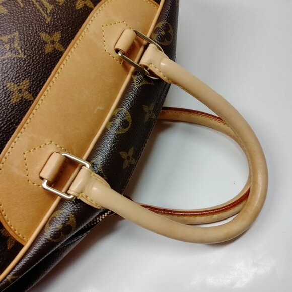 Louis Vuitton LV Hand Bag Deauville Brown Monogram 690-051925 - Picture 6 of 9